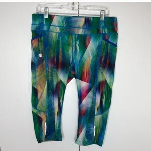 Athleta knicker leggings sz L